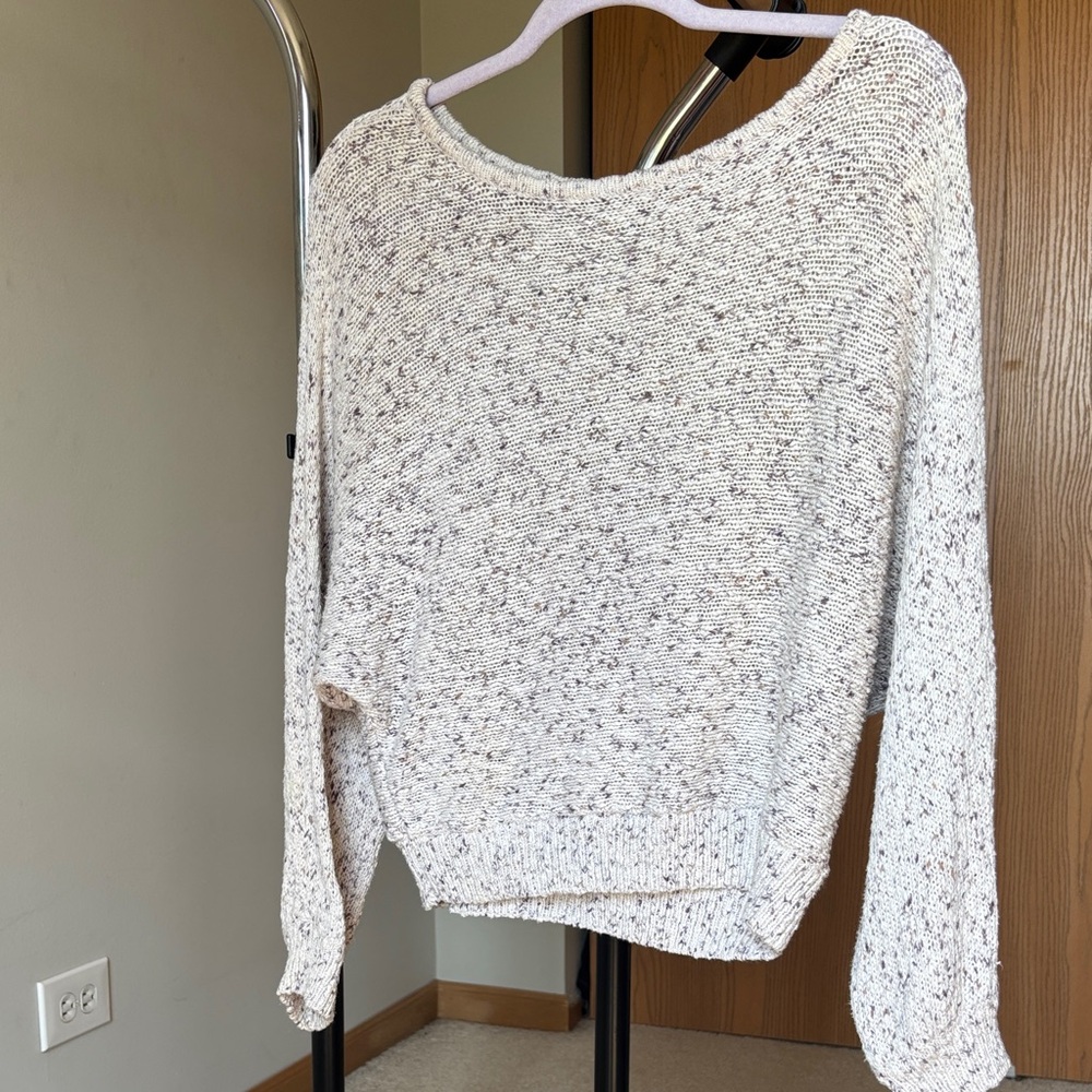 Speckled Knit Sweater